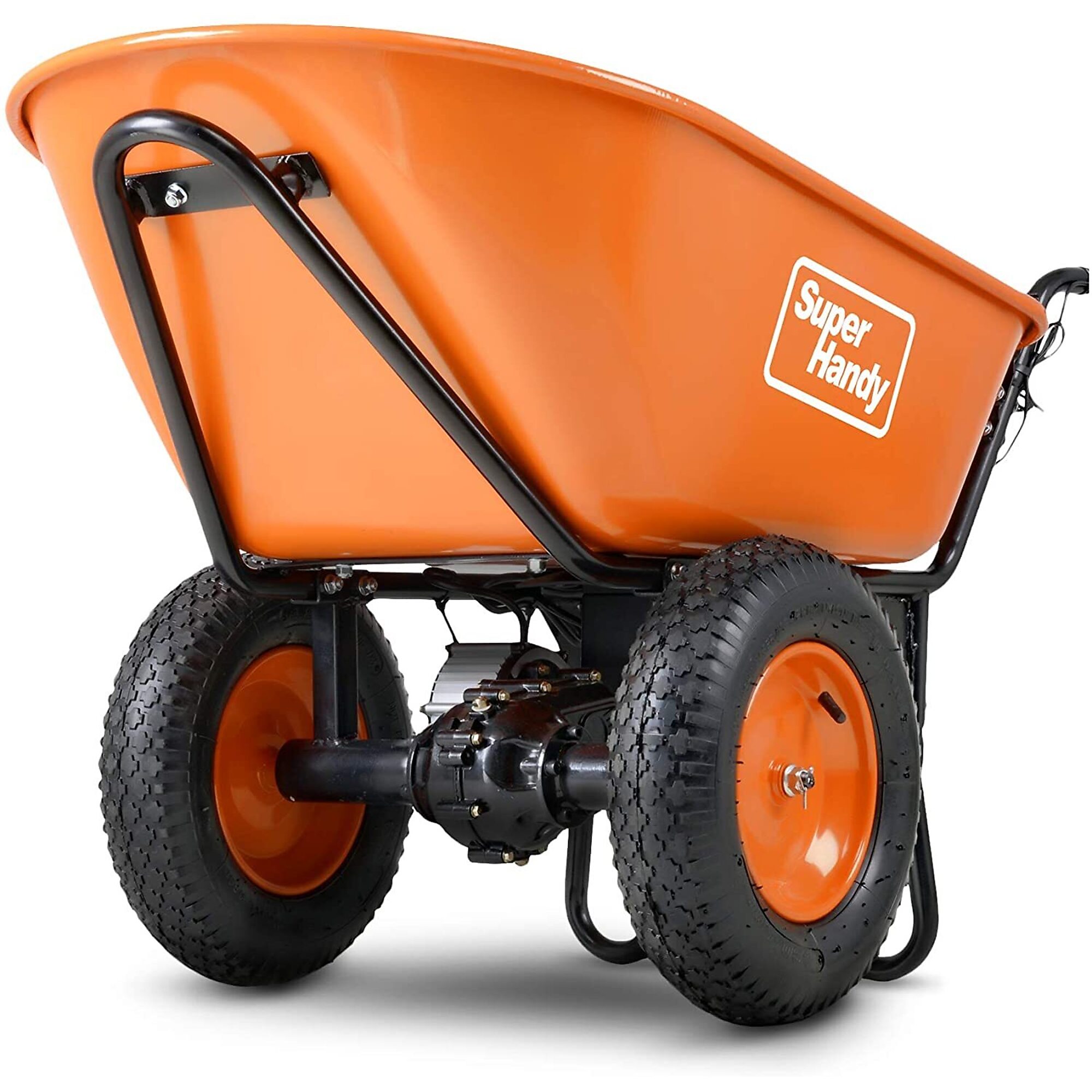 SuperHandy, Electric Wheelbarrow, Load Capacity 330 lb, Model# TRI-GUO034